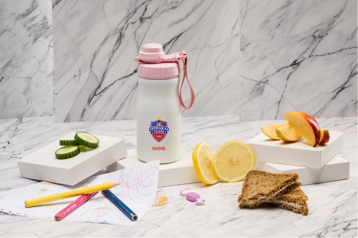 SEIWAKAI Kinderthermoflasche personalisiert 400ml Edelstahl | Isolierflasche bedruckt | Trinkflasche mit Namen (Kopie)