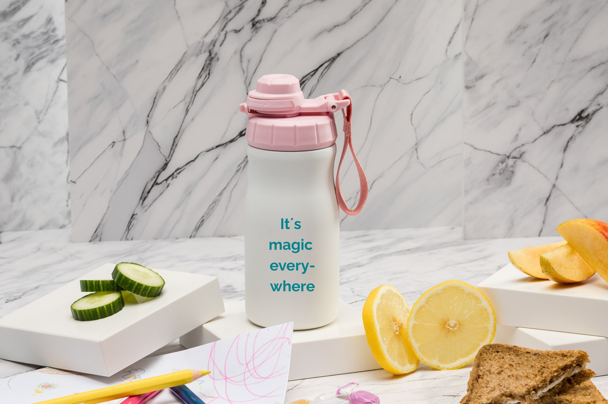 Kindertrinkflasche personalisiert 400ml Edelstahl | Kindertrinkflasche bedruckt | Kindertrinkflasche mit Namen