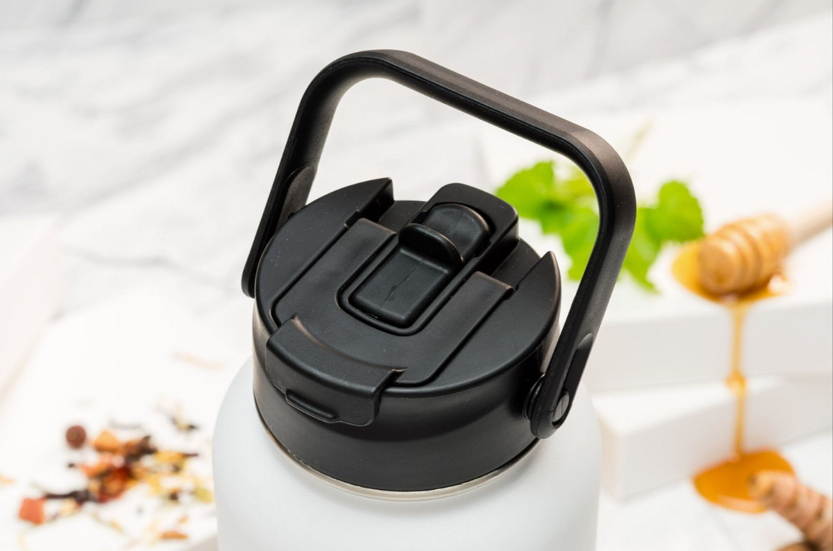 Comfort ZONE Thermoflasche personalisiert 1000ml Edelstahl | Isolierflasche bedruckt | Trinkflasche mit Namen