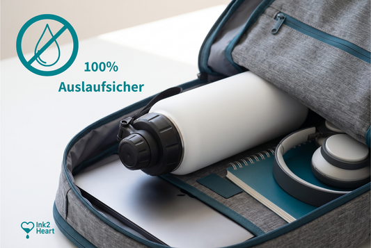 Thermoflasche personalisiert 1 l Edelstahl | Isolierflasche bedruckt | Trinkflasche mit Namen