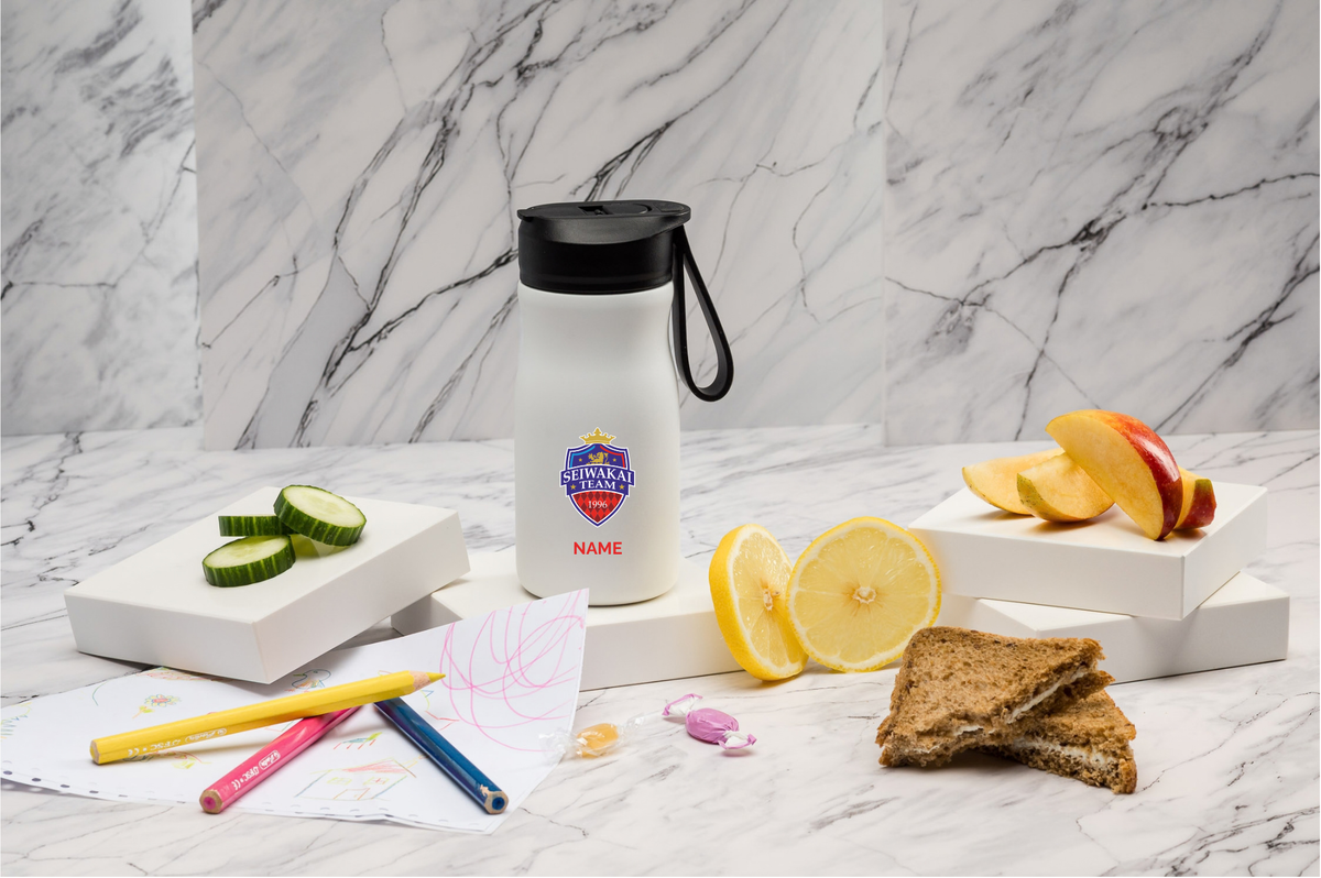 SEIWAKAI Kinderthermoflasche personalisiert 400ml Edelstahl | Isolierflasche bedruckt | Trinkflasche mit Namen (Kopie)
