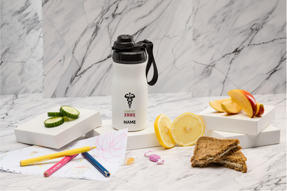 Comfort ZONE Kinderthermoflasche personalisiert 400ml Edelstahl | Isolierflasche bedruckt | Trinkflasche mit Namen