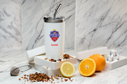 SEIWAKAI Thermobecher personalisiert 600ml Edelstahl | Thermocup bedruckt | Isolierbecher mit Namen