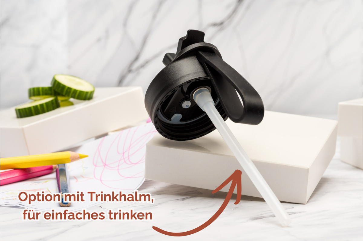 Kinderthermoflasche personalisiert 400ml Edelstahl | Isolierflasche bedruckt | Trinkflasche mit Namen