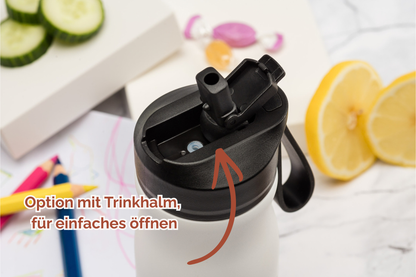 Kinderthermoflasche personalisiert 400ml Edelstahl | Isolierflasche bedruckt | Trinkflasche mit Namen