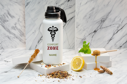 Comfort ZONE Thermoflasche personalisiert 1000ml Edelstahl