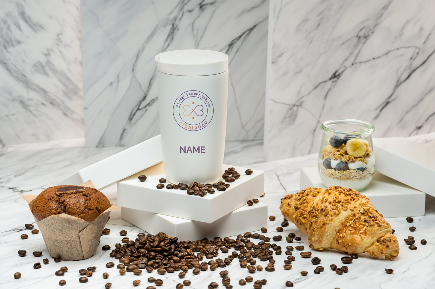 Studio Elbalance Thermobecher personalisiert 350 ml Edelstahl | Coffee-to-go Becher