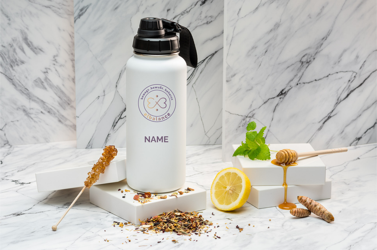 Studio Elbalance Thermoflasche personalisiert 1000ml Edelstahl