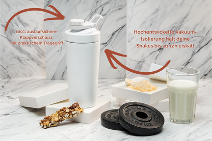 Thermoshaker personalisiert 500 ml Edelstahl | Shaker mit Namen bedruckt | Sportshaker bedruckt