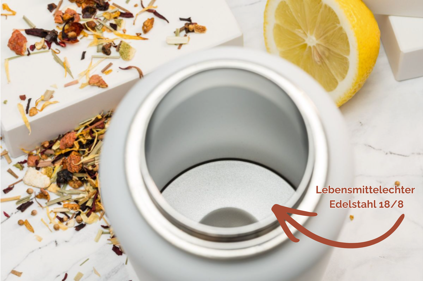 Thermoflasche personalisiert 1 l Edelstahl | Isolierflasche bedruckt | Trinkflasche mit Namen