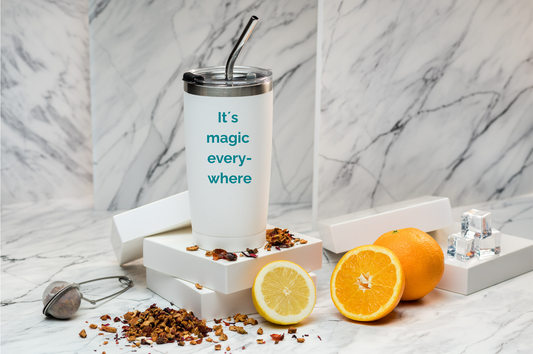 Thermobecher personalisiert 0,6 l Edelstahl | Thermocup bedruckt | Isolierbecher mit Namen