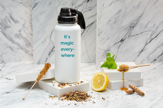Thermoflasche personalisiert 1 l Edelstahl | Isolierflasche bedruckt | Trinkflasche mit Namen