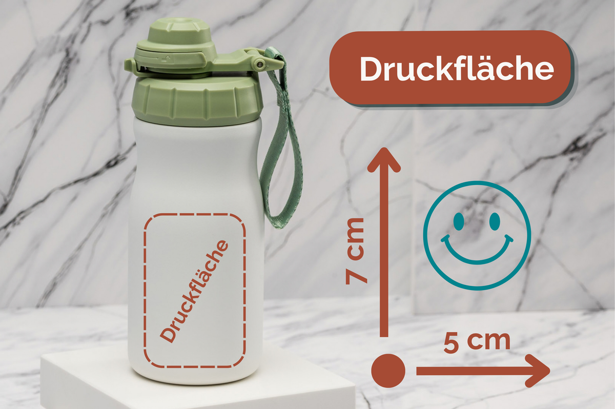 Kinderthermoflasche personalisiert 400ml Edelstahl | Kinderthermoflasche bedruckt | Kinderthermoflasche mit Namen