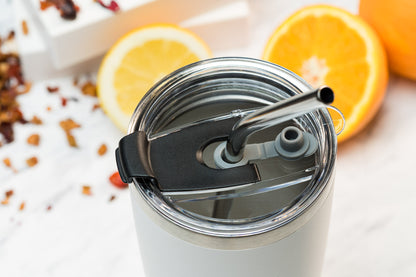 personalisierbarer Thermobecher 0,6 l  Edelstahl | individuell bedruckt von Ink2Heart