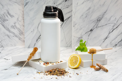 personalisierte Thermoflasche 1l | Edelstahl  individuell bedruckt von Ink2Heart