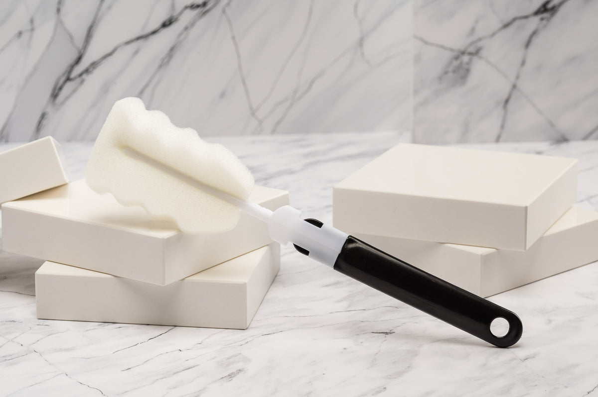 Reinigungsbürste für Thermogefäß | Schonende Pflege mit Soft-Schwammkopf