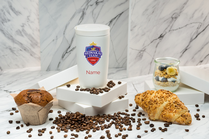 SEIWAKAI Thermobecher personalisiert 350 ml Edelstahl | Coffee-to-go Becher